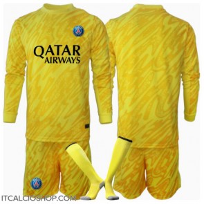 Paris Saint-Germain Portiere Terza Maglia Bambino 2024-25 Manica Lunga (+ Pantaloni corti)